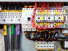 Painel de distribuição elétrica industrial